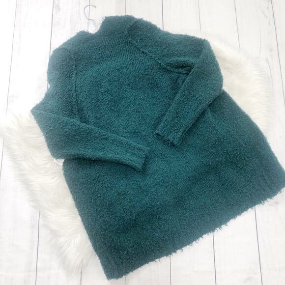 Free People Once in a Lifetime Green Long Open Front Cardigan Small NEW - Picture 4 of 6